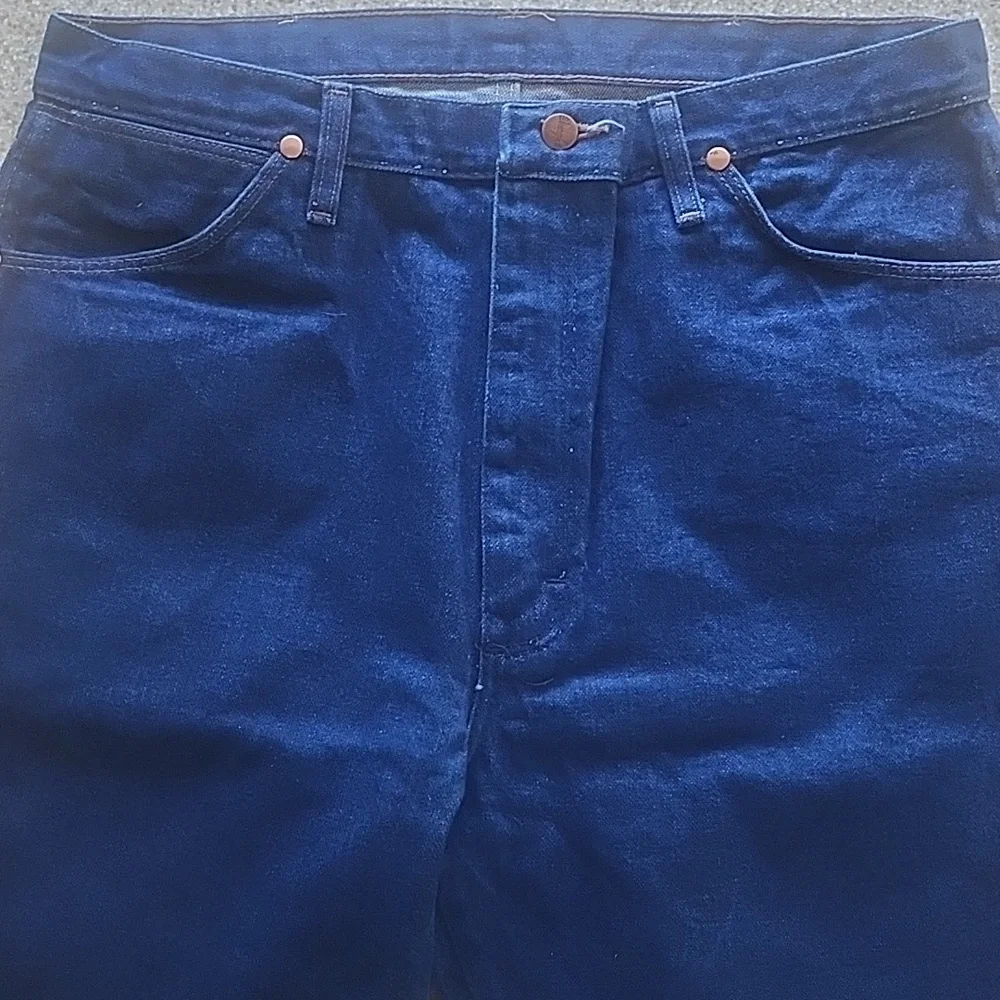 Men's 36x38 Wrangler 13MWZ Rigid Cowboycut Orig Fit Jeans - Picture 7 of 14